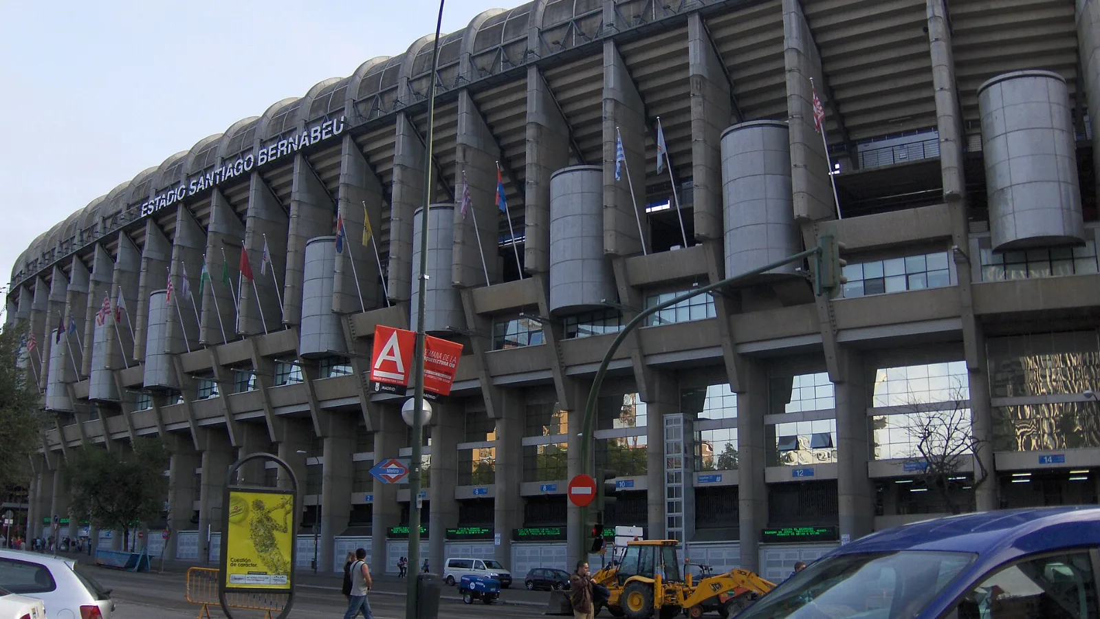 Le stade Santiago-Bernabéu à Madrid