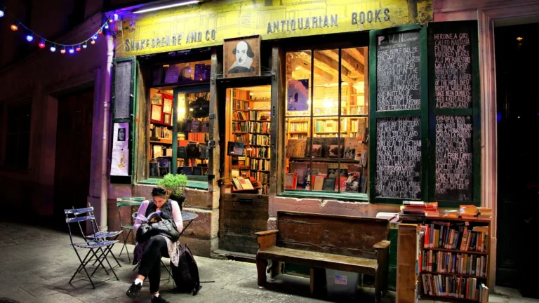 Vitrine d'une librairie